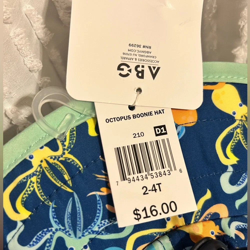 Addie & Tate Kids'‎ Octopus Sun Hat